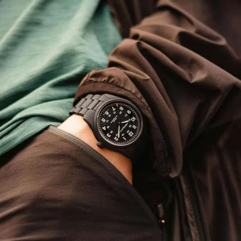 Hamilton Khaki Field Automatic Titanium Black Men’s Watch- H70215130